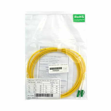 Optični patch SM LC/APC - LC/APC 3m EFB 7950020