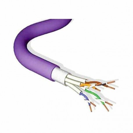 Kabel CAT.6A 10GPlus F/FTP 4x2 AWG23 HF1 Eca 500m vijoličen Leviton 9024001