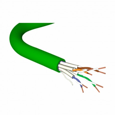 Kabel CAT.7 SFTP 4x2AWG23, LSF Cca 500m zelen Leviton 9001057