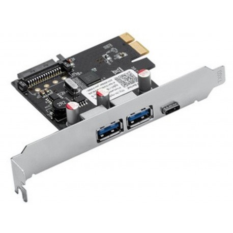 Razširitvena kartica, 2x USB 3.0, 1x USB-C, PCIe x1, ORICO PNU-2A1C
