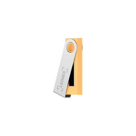 Denarnica za kriptovalute Ledger Nano S, rumena