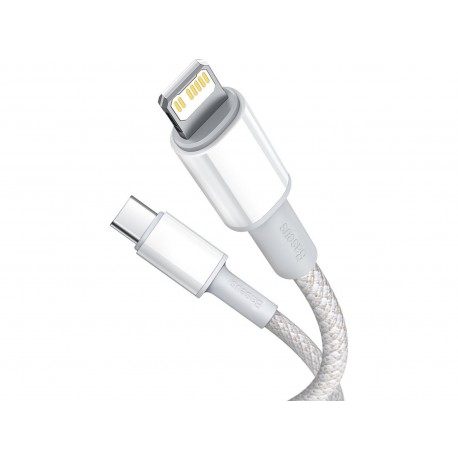 Kabel Baseus Apple USB-C na Lightning, 2m, bel, pleten, 8556034