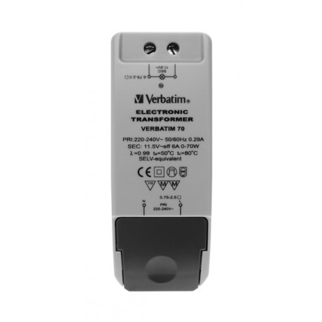 Verbatim LED Electric Transformer 0-70W 52900