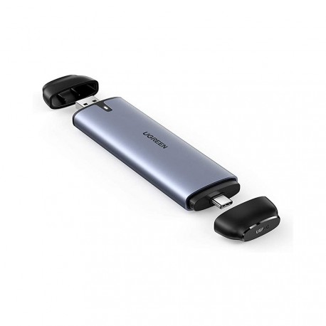 Ugreen USB-C in USB-A ohišje za M.2 SATA SSD B-Key - box