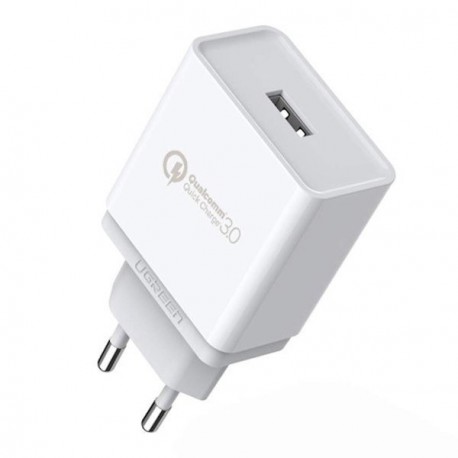 UGREEN 18W QC3.0 hišni polnilec bel - box