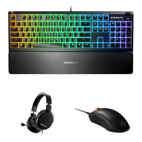 SteelSeries Paket Osnovni Artctis 1 + Apex 3 + Prime