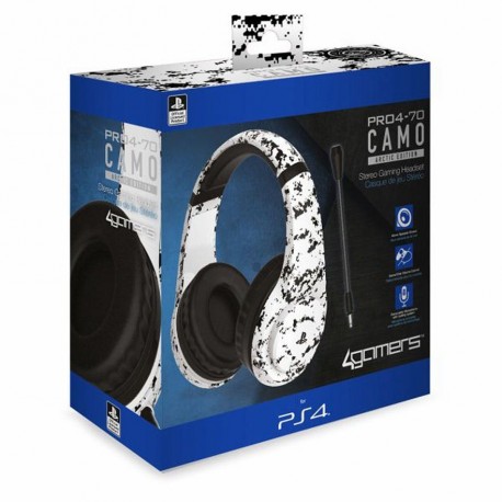 Slušalke 4GAMERS PS4 CAMO EDITION - ARCTIC