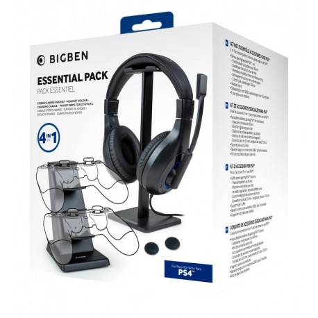 Slušalke BIGBEN ESSENTIAL PACK 4V1 - PS4