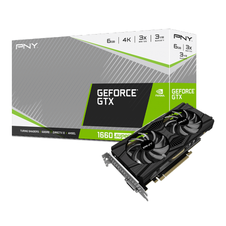 Grafična kartica PNY GeForce GTX 1660 SUPER, 6GB