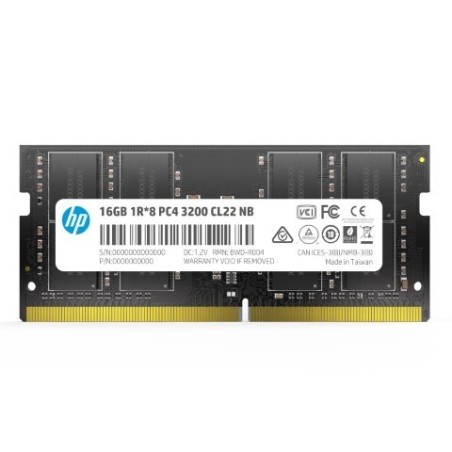 Pomnilnik SODIMM 16GB (1x16GB) 3200MHz HP S1, 2E2M7AA#ABB