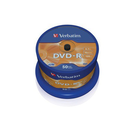 Mediji DVD-R 4,7GB 16x Verbatim Spindle-50 (43548)