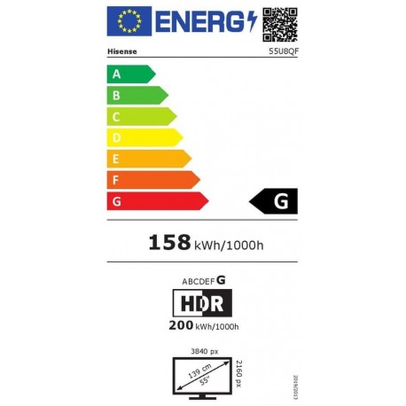 Televizor HISENSE 55U8QF