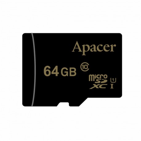 Pomnilniška kartica microSD XC  64GB APACER UHS-I, adapter