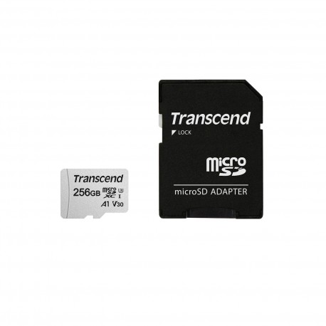 Pomnilniška kartica SDXC TRANSCEND MICRO 256GB 300S, C10, UHS-I  (U3), adapter