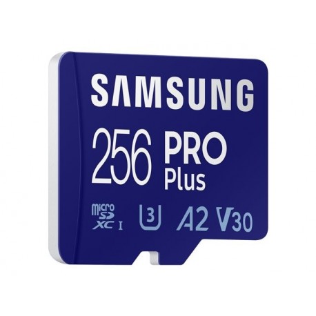 Pomnilniška kartica SAMSUNG microSD PRO PLUS 2021 256GB, adapter