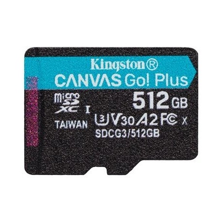 Pomnilniška kartica KINGSTON 512GB microSDXC Canvas Go Plus 170R V30