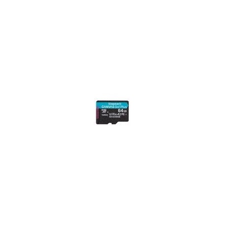 Pomnilniška kartica KINGSTON 64GB microSDXC Canvas Go Plus 170R V30