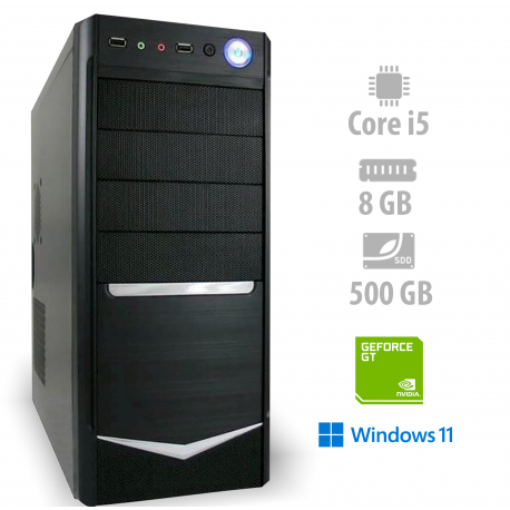 Osebni računalnik ANNI HOME Casual i5-10400F / GT730 / 8GB / NVMe / W11 / CX3