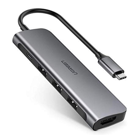 Priklopna postaja Ugreen Type C na HDMI + USB 3.0x3 + PD
