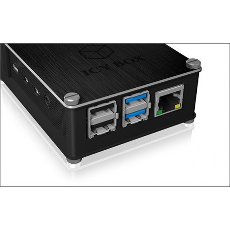 Ohišje za Raspberry PI 4 RaidSonic IB-RP110, alu
