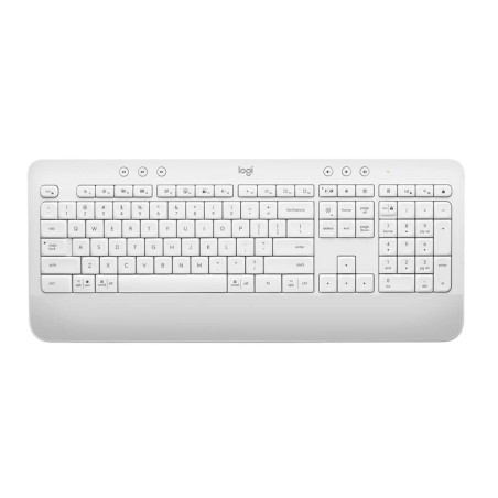 Tipkovnica Logitech K650 Signature, Wireless, bela