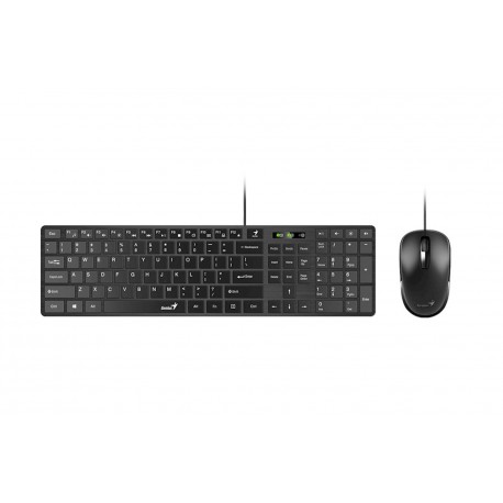 Komplet miške in tipkovnice Genius Slimstar C126, črn