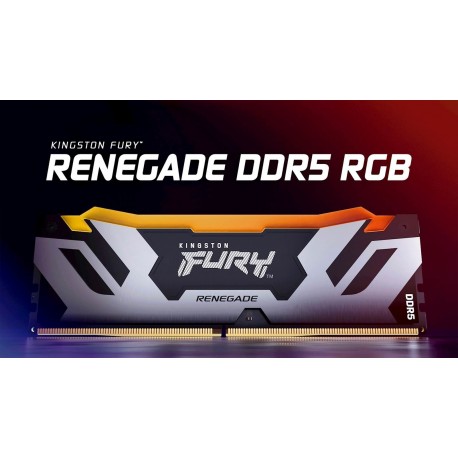 Pomnilnik DDR5 16GB (1x16GB) 6400 FURY Renegade RGB, KF564C32RSA-16