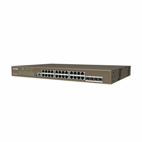 Stikalo Giga 48cm 24xRJ45 24x PoE 4x SFP Tenda