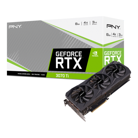 Grafična kartica PNY GeForce RTX 3070 Ti VERTO Triple Fan 8GB, VCG3070T8TFBPB1