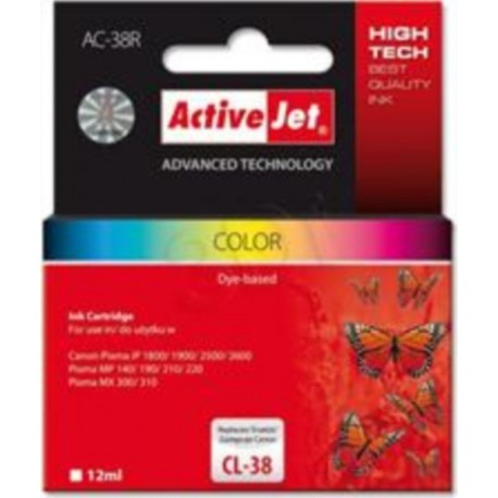 ActiveJet barvno črnilo Canon CL-38, AC-38R