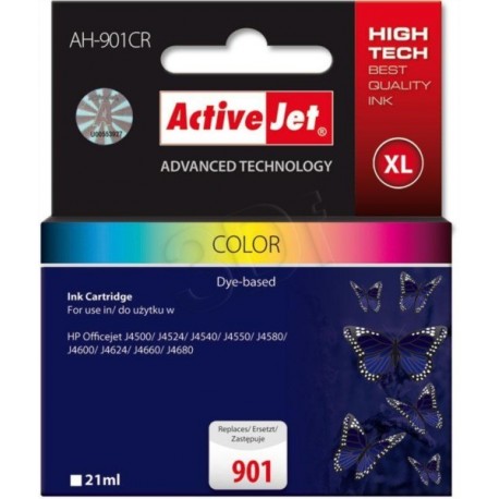 ActiveJet barvno črnilo HP CC656 901, AH-901CR