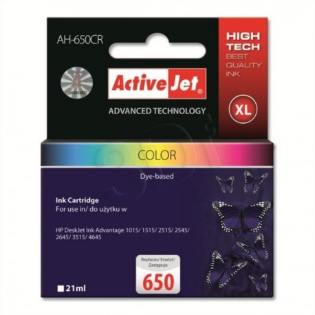 ActiveJet barvno črnilo HP CZ102AE 650, AH-650CR