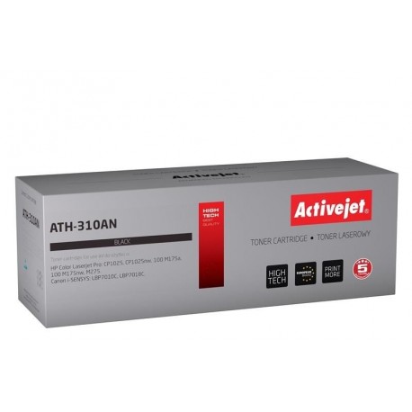 ActiveJet črn toner HP CE310A. Canon CRG-729B, ATH-310AN