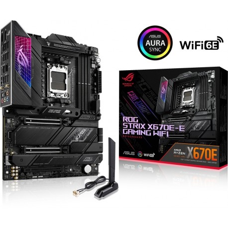 Matična plošča ASUS ROG STRIX X670E-E GAMING WIFI, DDR5, WiFi, AM5 ATX