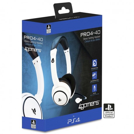 Slušalke 4GAMERS PRO4-40, bele