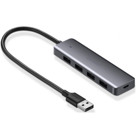 Ugreen USB Hub, USB 3.0, 4-portno srebrn 50985 -DEMO