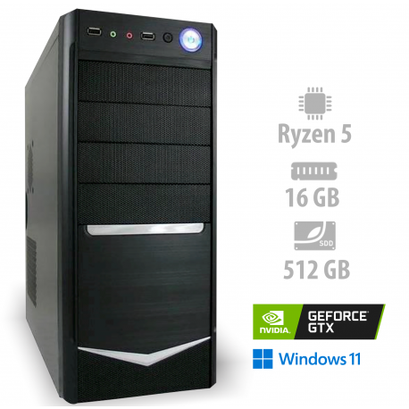 Osebni računalnik ANNI HOME Advanced R5-5500 / GTX1650/16GB/ 500GB M.2 /W11/PF7W