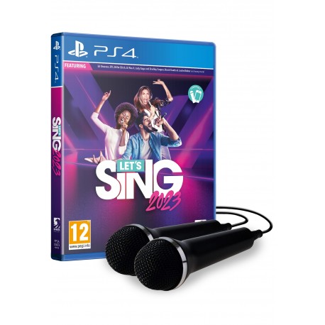 Igra LETS SING 2023 - DOUBLE MIC BUNDLE (Playstation 4)