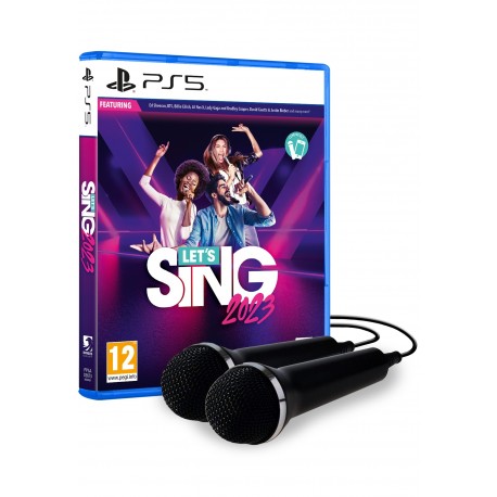 Igra LETS SING 2023 - DOUBLE MIC BUNDLE (Playstation 5)