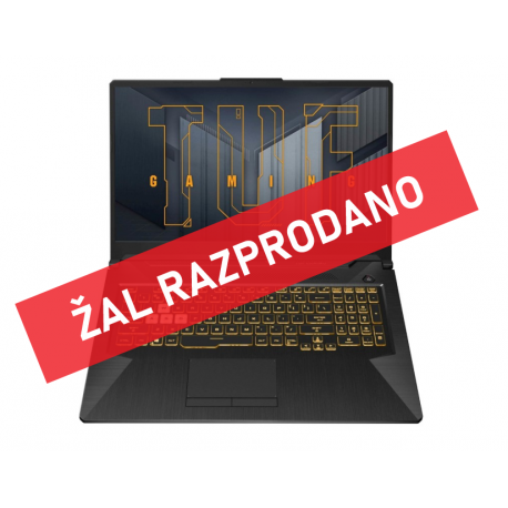 Prenosnik ASUS TUF F17 FX706HE-HX001 i7-11800H, 16GB, SSD 512GB, RTX3050 Ti