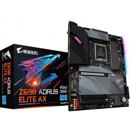 Matična plošča GIGABYTE Z690 AORUS ELITE AX, DDR5, WIFI 6, LGA1700