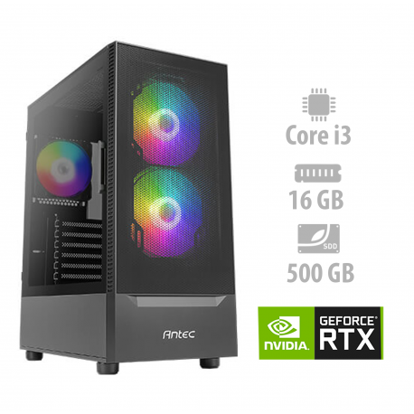Osebni računalnik ANNI GAMER Advanced i3-10100F/ RTX3050 / 16GB / 500GB M.2 /GX7