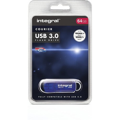 USB ključek Integral 64gb Courier USB 3.0 , INFD64GBCOU3.0