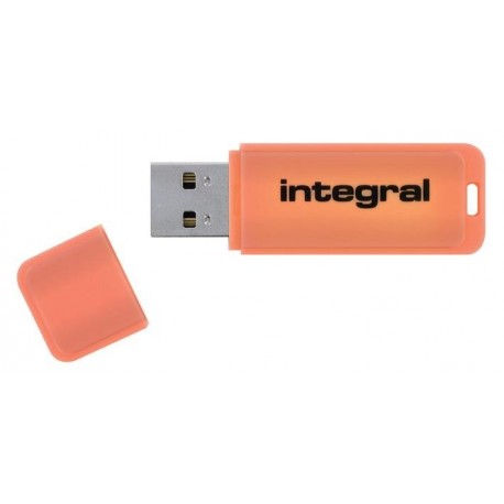 USB ključek INTEGRAL 64 GB NEON 3.0. ORANŽEN, INFD64GBNEONOR3.0