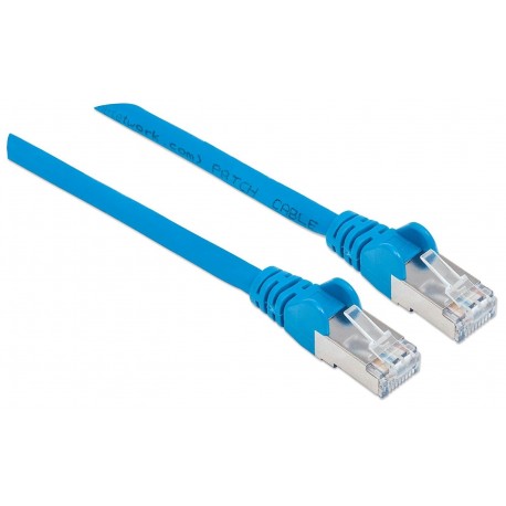 Mrežni kabel Intellinet 2 m Cat6A, CU, Moder