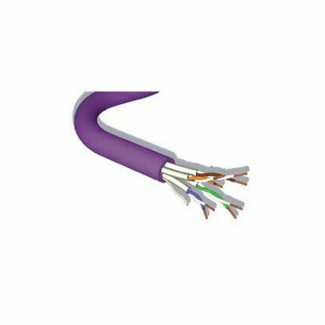 Kabel CAT.6+ U/FTP 4x2 AWG23 HF1 Eca 500m vijoličen Leviton 9023012