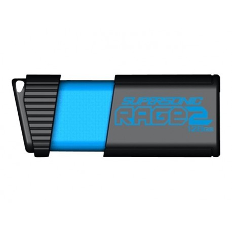 USB ključek PATRIOT 128GB SUPERSONIC RAGE 2 400/200 Black