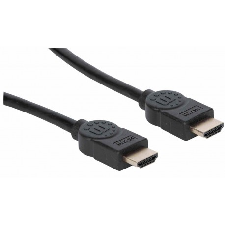 Kabel HDMI kabel z Ethernetom 2 m črn MANHATTAN