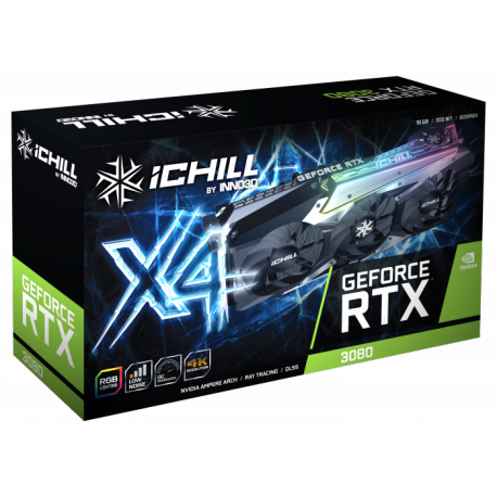 Grafična kartica INNO3D GeForce RTX 3080 iChill X4 LHR 10GB