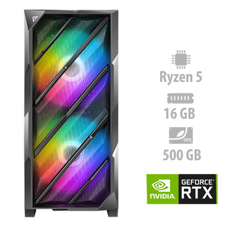 Osebni računalnik ANNI GAMER Extreme R5-5600X / RTX 3070 Ti / NVMe / HDD / GX7